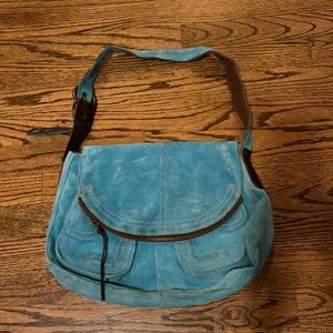 Lucky Brand suede bag